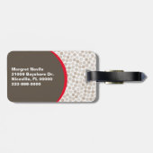 Bunter Gepäckanhänger (Rückseite horizontal)