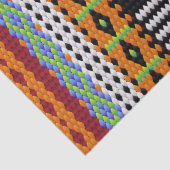 Bunter gesponnener Entwurf Seidenpapier (Detail)