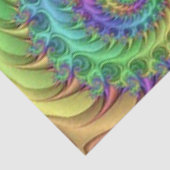 Bunter gewundener Muster-Druck-Entwurf Seidenpapier (Ausschnitt)