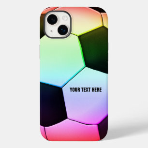 Bunter Girly Fußball des Fußball-  Case-Mate iPhone Hülle