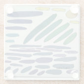 Bunter GlasUntersetzer (Rückseite)