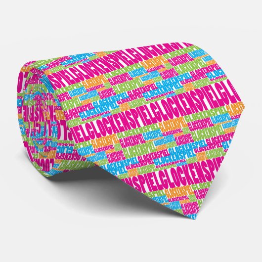 Bunter Glockenspiel Krawatte (Gerollt)