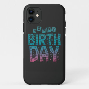 bunter glücklicher Geburtstag für alle Case-Mate iPhone Hülle