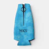 Bunter Glückstag des toten Skeletts Flaschenkühler (Rückseite)