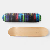 Bunter Graffitisentwurf Skateboard (Horizontal)
