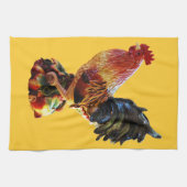 Bunter Hahn Handtuch (Horizontal)