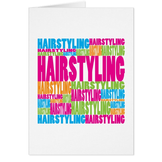 Bunter Hairstyling (Vorne)