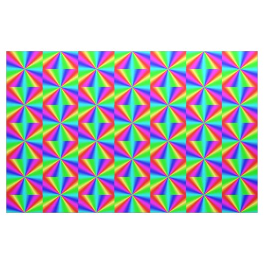 Bunter heller Regenbogen Stoff (Fat Quarter (45,7 x 55,9 cm))