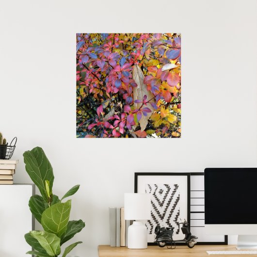 bunter Herbst Poster (Heimbüro)