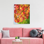 Bunter Herbstlaub wickelte Leinwand ein (Insitu (Wohnzimmer))