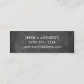 Bunter Herz-Babysitter-dünne Geschäfts-Karten Mini Visitenkarte (Rückseite)