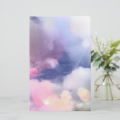 Bunter Himmel 5,5" x 8,5" Briefpapier (Stehend Vorderseite)