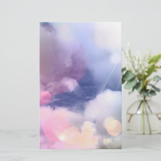 Bunter Himmel 5,5" x 8,5" Briefpapier (Stehend Vorderseite)