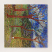 Bunter Holzbaumdruck Puzzle (Horizontal)