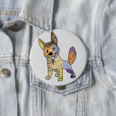 Bunter Hund Button (Beispiel)