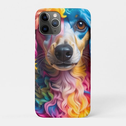 Bunter Hund Case-Mate iPhone Hülle (Rückseite)