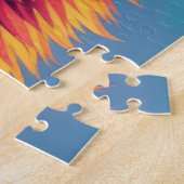 Bunter Hund mit Sonnenbrille Puzzle (Seite)