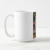 Bunter Hund Pop Art Spritzer Kaffeetasse (Links)