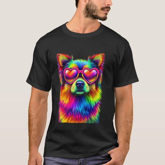 Bunter Hund T-Shirt (Vorderseite)