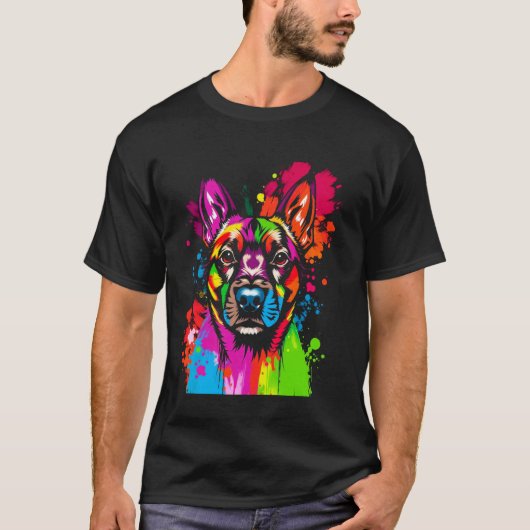Bunter Hund T-Shirt (Vorderseite)