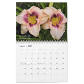 Bunter hybrider Dayliles Hemerocallis Kalender (Mär 2027)