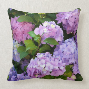 bunter Hydrangea Kissen