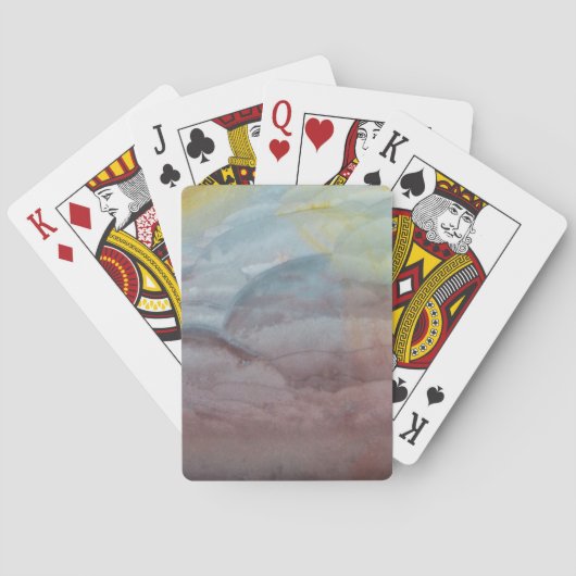 Bunter Jaspis Spielkarten (Rückseite)