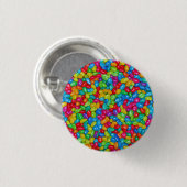 Bunter Jelly Bean Knopf Button (Vorne & Hinten)