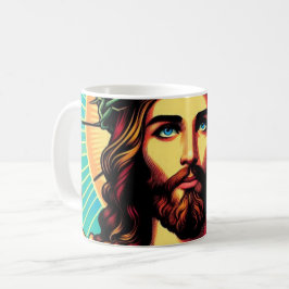 Bunter Jesus-Becher! Kaffeetasse
