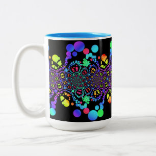 Bunter Jimette Design MUG Zweifarbige Tasse