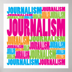 Bunter Journalismus Poster