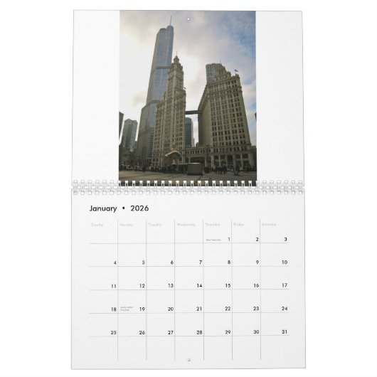 Bunter Kalender Chicagos 2013 (Jan 2026)