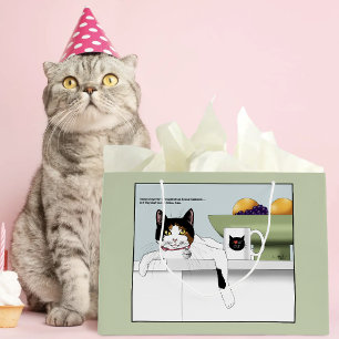 Bunter Katzensinn Katzenküche Große Geschenktüte