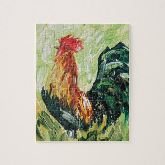 Bunter Keith das RoosterRooster Puzzle (Vertikal)