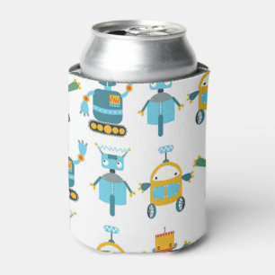 Bunter Kinderroboter Dosenkühler