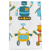 Bunter Kinderroboter Mittlere Geschenktüte (Vorderseite)