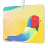 Bunter kleiner Vogel am Strand Autolufterfrischer (Links)