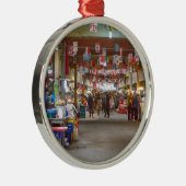 Bunter koreanischer Markt Ornament Aus Metall (Rechts)