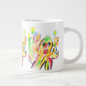 Bunter Krake Jumbo-Tasse (Rechts)