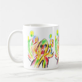 Bunter Krake  Kaffeetasse
