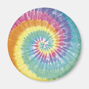 Bunter Krawatten-Spirale-Magnet Magnet