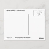 Bunter Krickfrosch Postkarte (Rückseite)