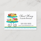 Bunter Kuchen-Bäcker Visitenkarte (Vorderseite)