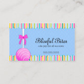 Bunter Kuchen-Pop Visitenkarte (Vorderseite)