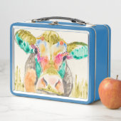 Bunter Kuh-Entwurf Metall Lunch Box (Beispiel)