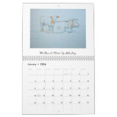 Bunter Kuh-Malerei-Kalender Kalender (Jan 2026)