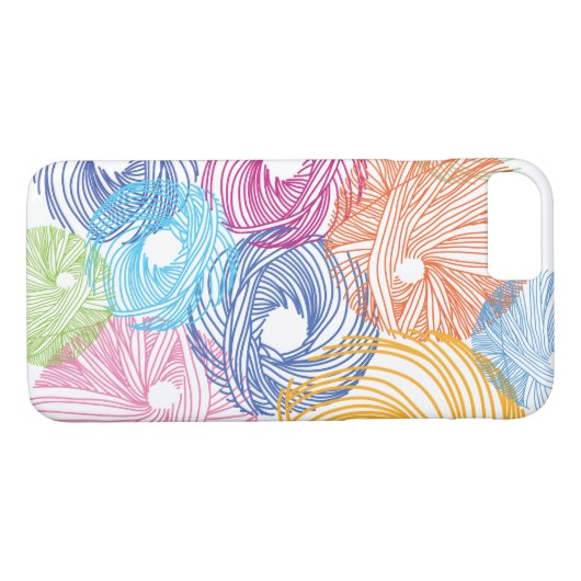 Bunter Kunstillustrationskasten Case-Mate iPhone Hülle (Rückseite (Horizontal))