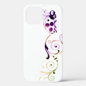 bunter Ladybug mit lustigem Schwanz Case-Mate iPhone Hülle (Rückseite)