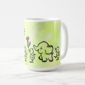 bunter Lauf  Kaffeetasse (VorderseiteRechts)