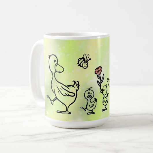 bunter Lauf  Kaffeetasse (Vorderseite Links)